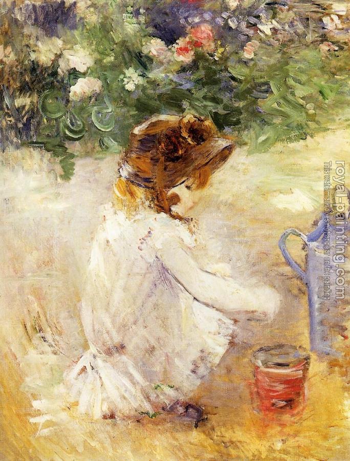 Berthe Morisot : Playing in the Sand
